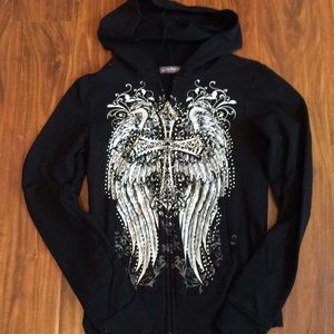 Los Angeles by Bus Stop Bling Hoodie